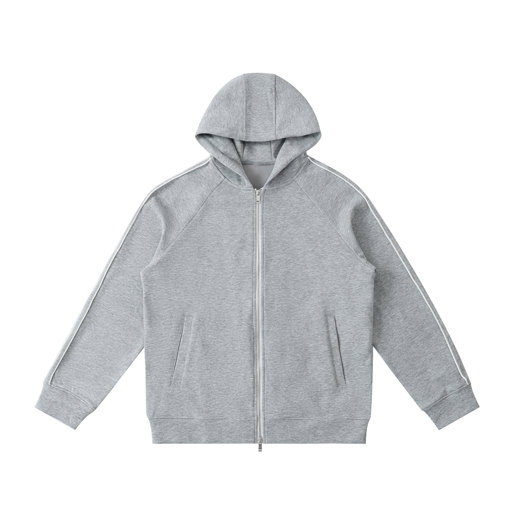 Heavyweight Raglan Sleeve Zip Hoodie