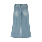 Women's Vintage Wash Flared Leg Jeans