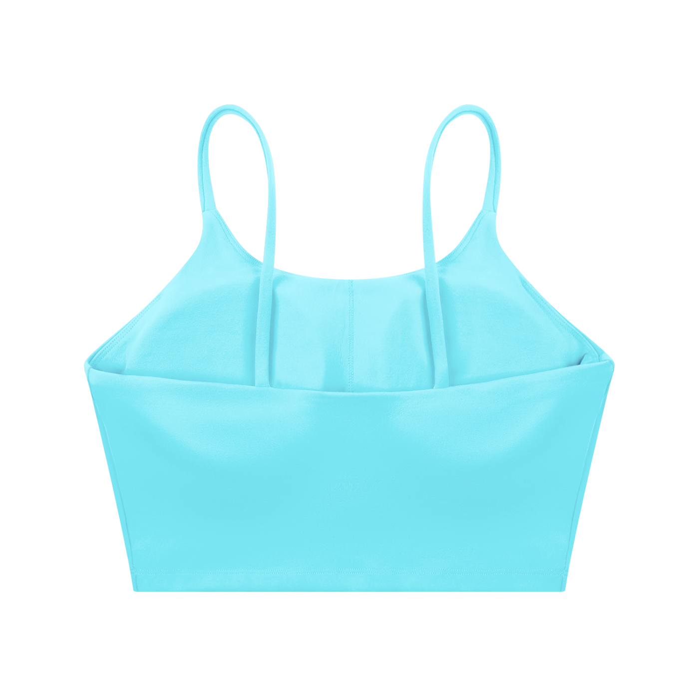 Women's Tough Lxve Club Lake Blue Spaghetti Strap Yoga Sports Bra