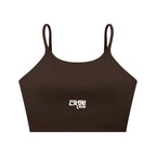 Women's Tough Lxve Club Coffee Spaghetti Strap Yoga Sports Bra