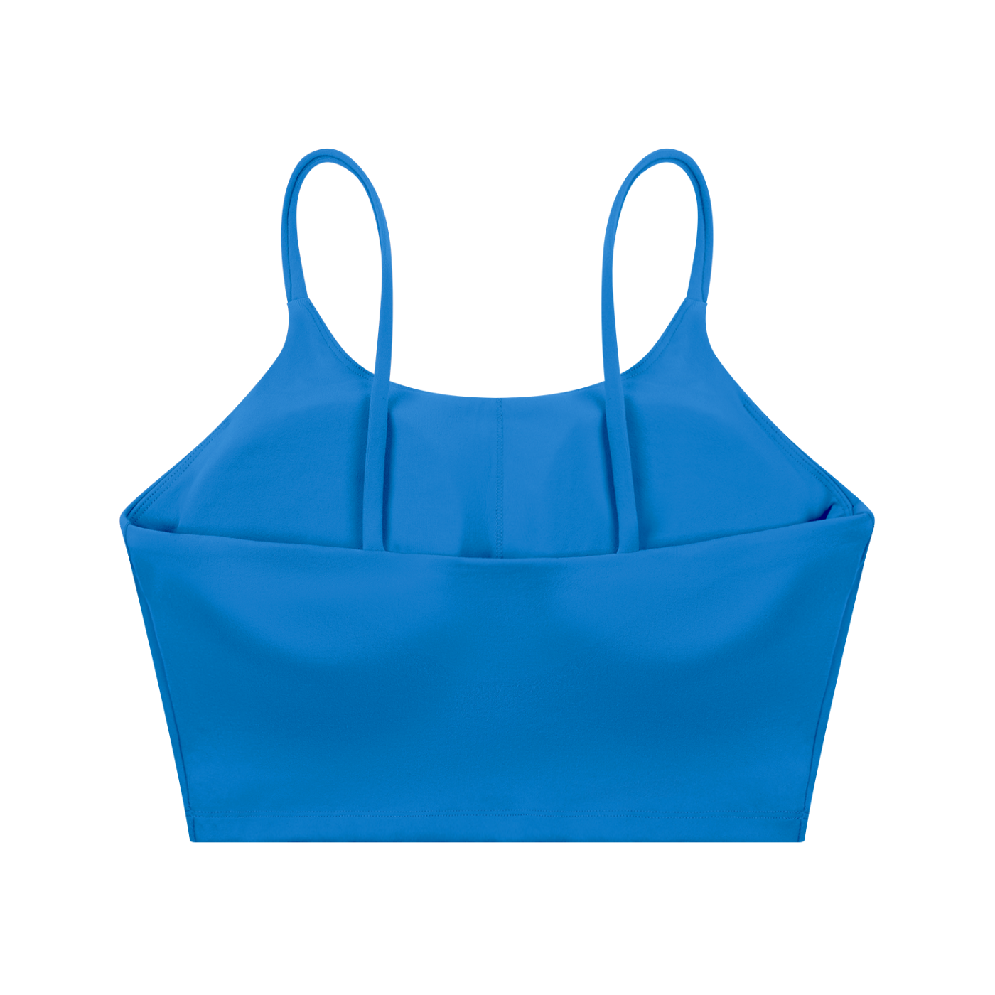 Women's Tough Lxve Club Colorful Blue Spaghetti Strap Yoga Sports Bra