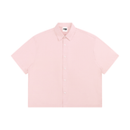 Unisex Boxy Light Pink Short Sleeve Shirt
