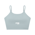Women's Tough Lxve Club Haze Blue Spaghetti Strap Yoga Sports Bra