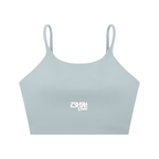 Women's Tough Lxve Club Haze Blue Spaghetti Strap Yoga Sports Bra