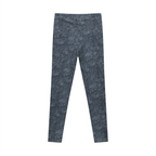 Women's Faux Denim Zip-Fly Leggings