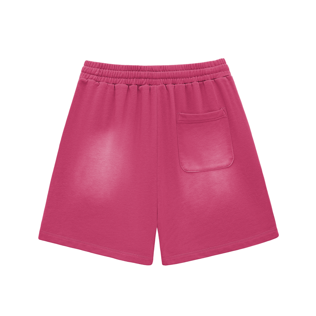 Hype Studio Tough Lxve Club - Sun Fade Raw Edge Cotton Shorts