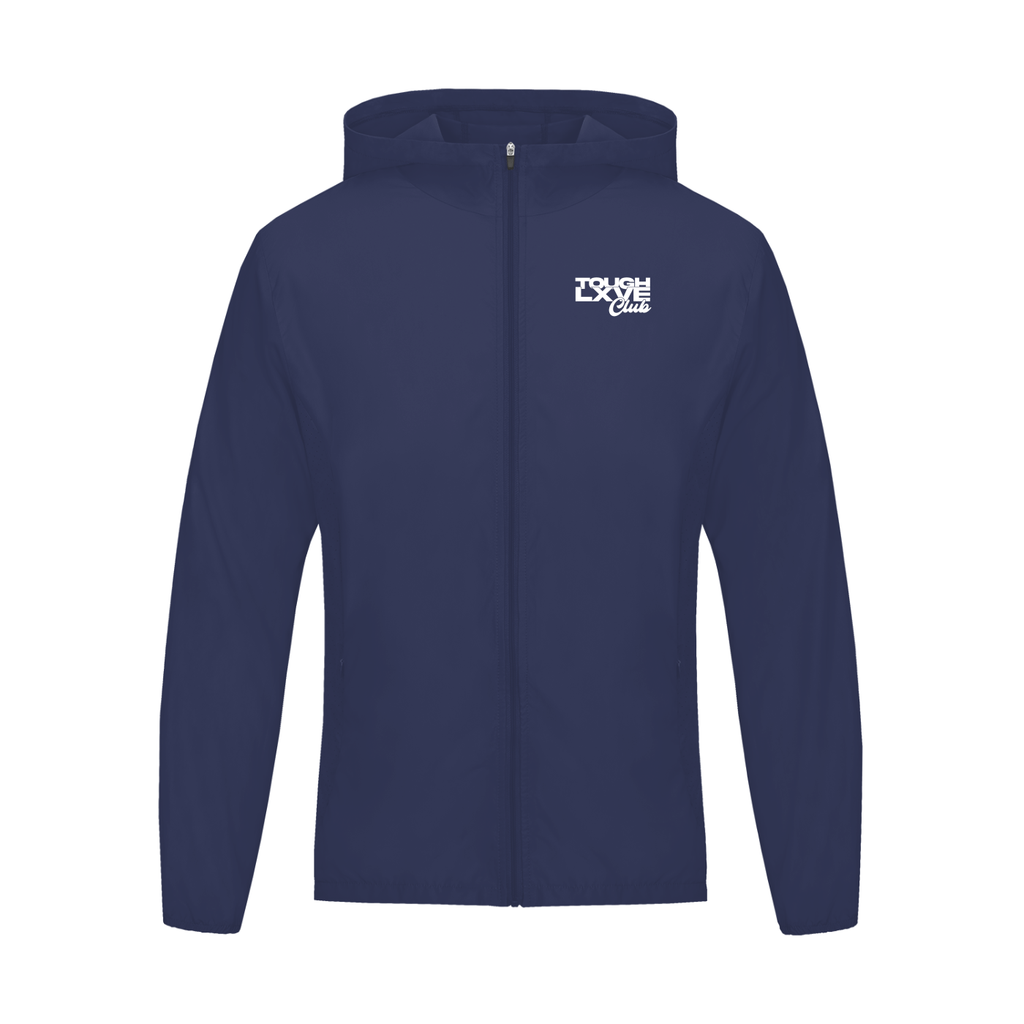 Tough Lxve Club Soft Hooded Sports Jacket - Dark Blue