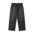 Unisex Vintage Wash Heavyweight Denim Jeans