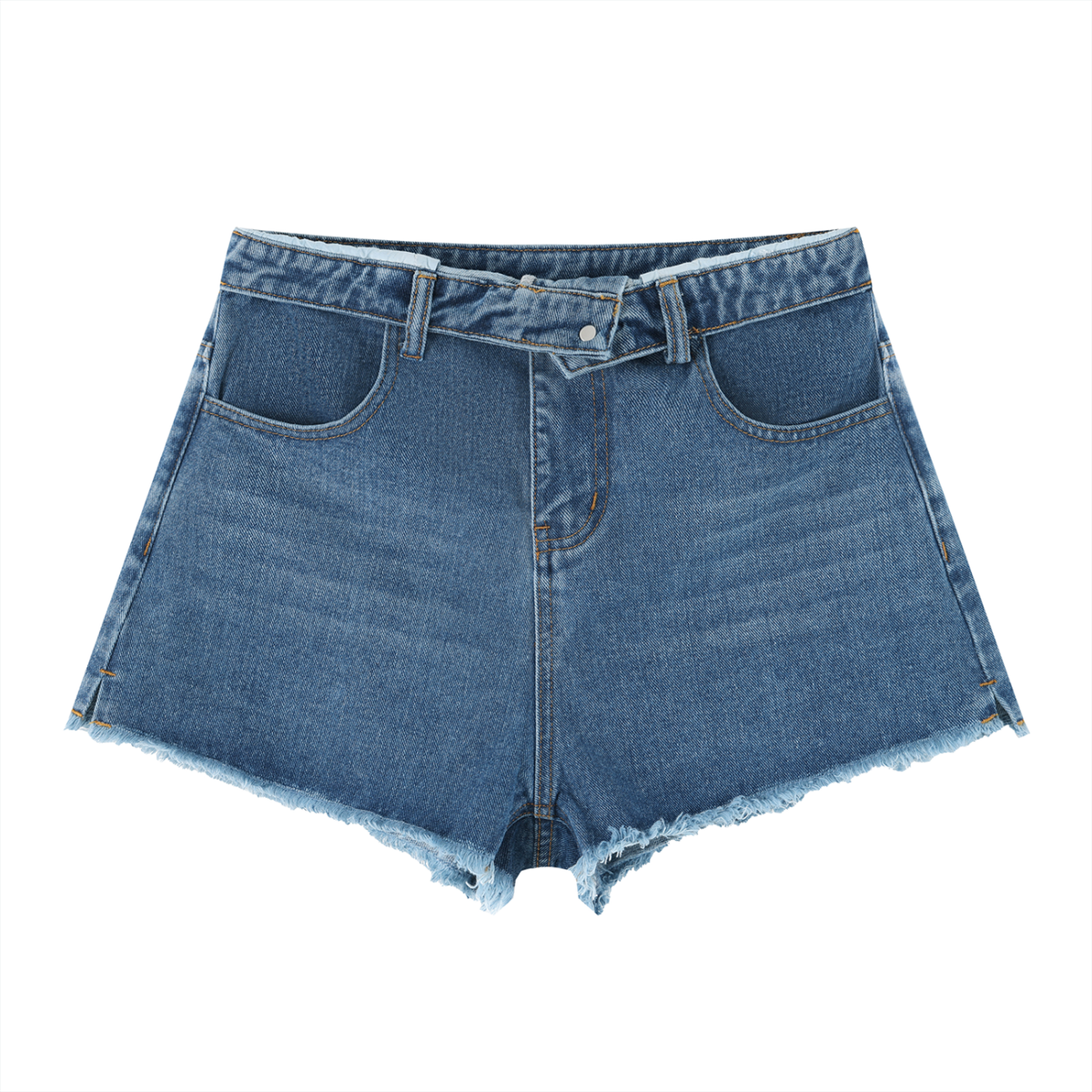 Women’s Vintage Wash High Rise Denim Shorts