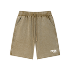 Tough Lxve Club Unisex Mineral Wash Waffle Knit Shorts