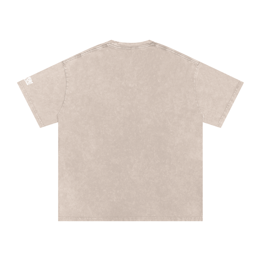 "California Paradise" Snow Washed Oversized Cotton T-Shirt