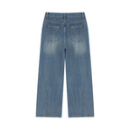 Women’s Vintage Wash Wide Leg Jeans