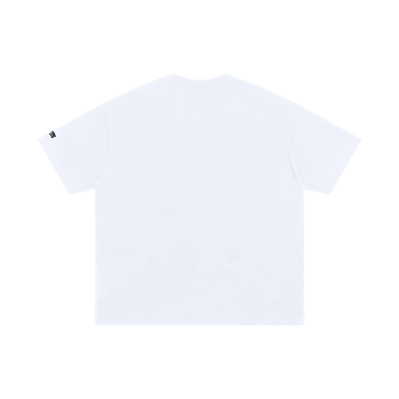 Unisex Oversized "Fresh Bloom" White Cotton T-Shirt