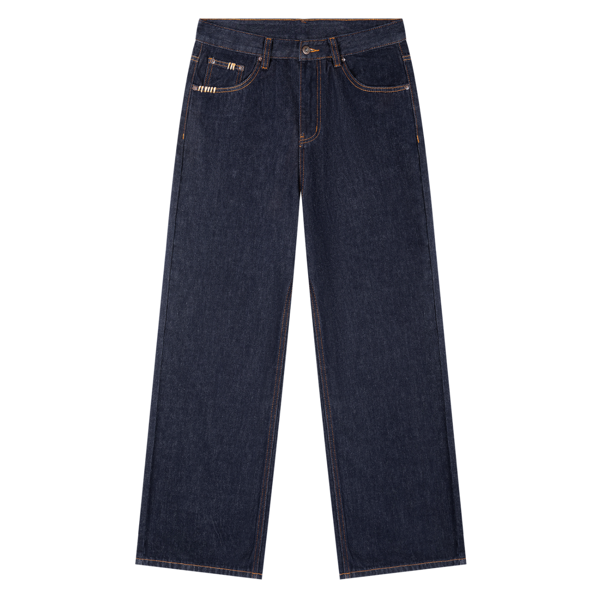 Men's Heavyweight Straight Leg Denim Jeans