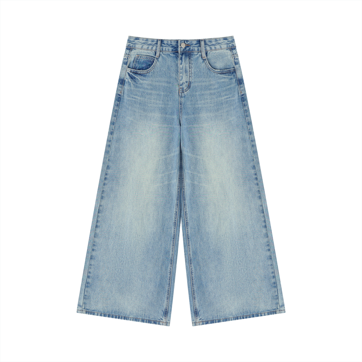 Women’s Vintage Wash Wide Leg Jeans
