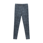 Women's Faux Denim Zip-Fly Leggings