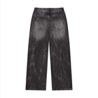 Men’s Vintage Wash Wide Leg Jeans