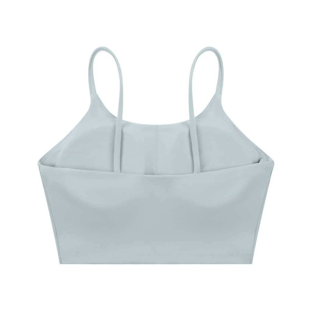 Women's Tough Lxve Club Haze Blue Spaghetti Strap Yoga Sports Bra