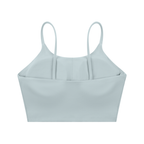 Women's Tough Lxve Club Haze Blue Spaghetti Strap Yoga Sports Bra