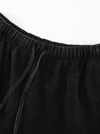 Vintage Washed Tiger Stripes Short Pants