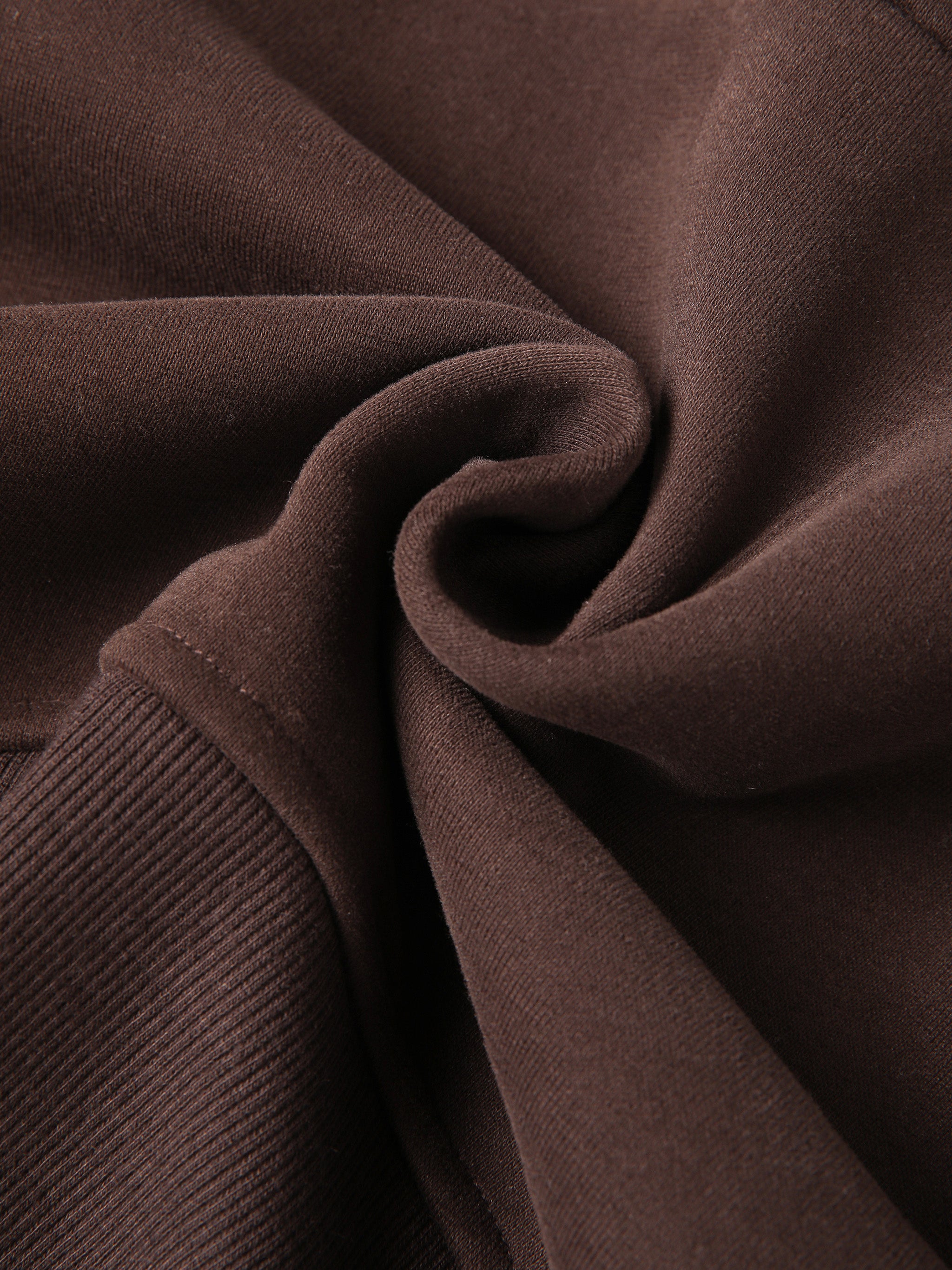 Women's "Coffee" Cropped Half-Zip Hoodie