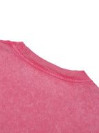 Snow Washed Frayed Edge T-Shirt