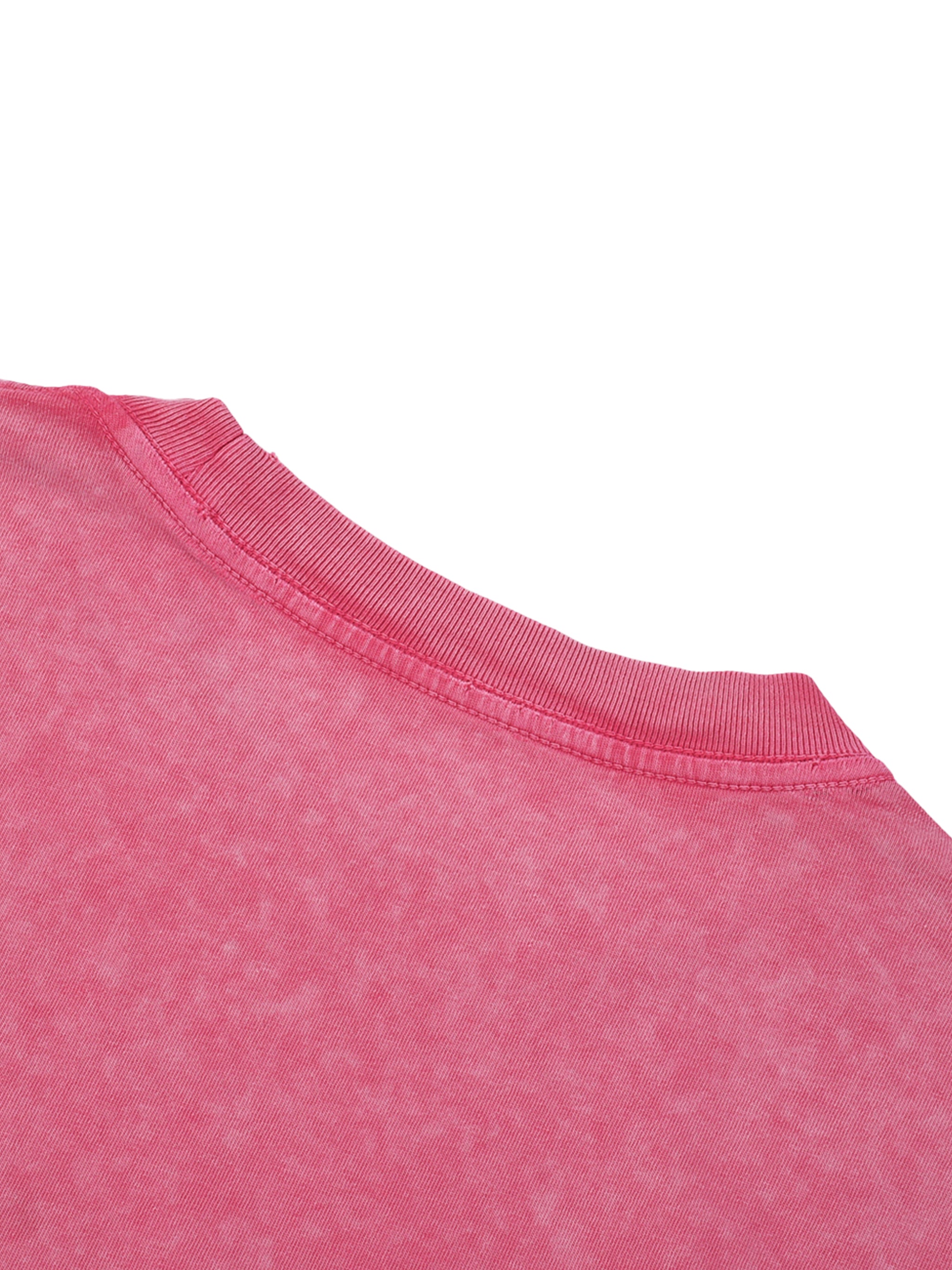 Snow Washed Frayed Edge T-Shirt