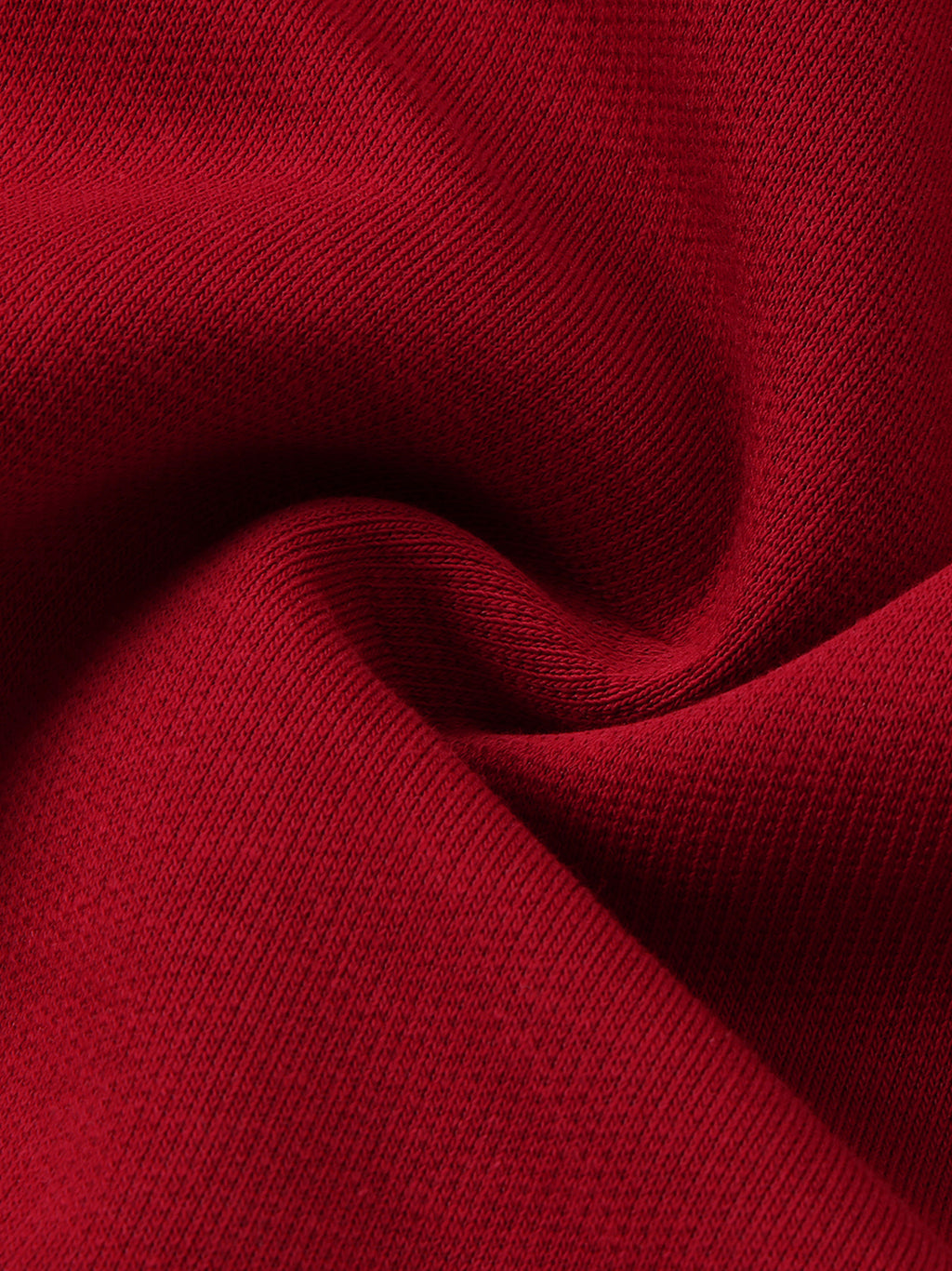 Hype Studio Contrast Raglan Sleeve Baseball Jacket - Garnet