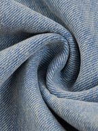 Sun Fade Raw Hem Denim Jeans