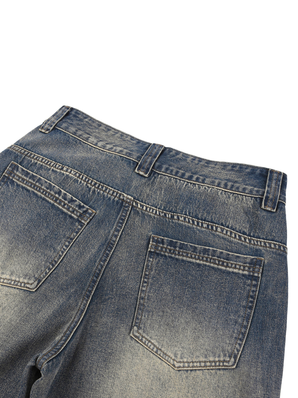 Unisex Vintage Wash Baggy Denim Shorts