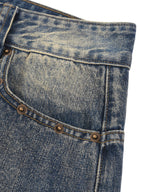 Unisex Vintage Wash Baggy Denim Shorts