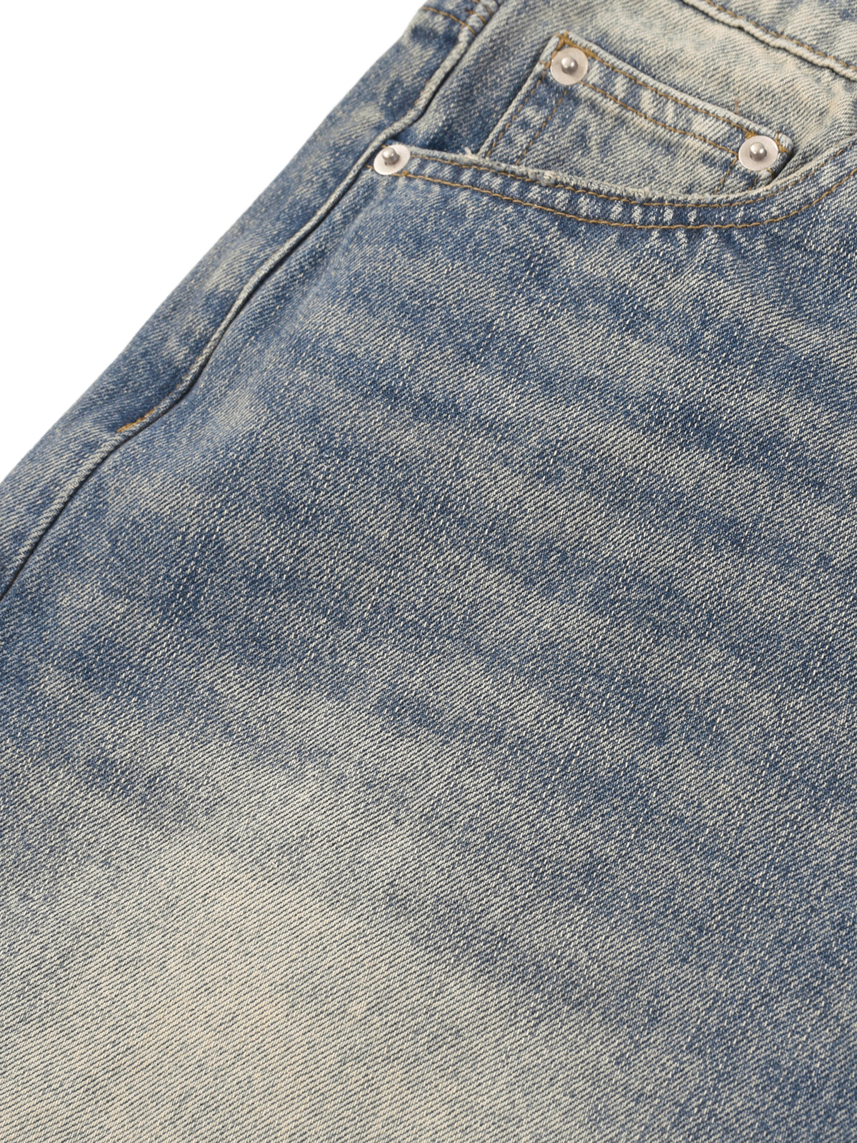 Unisex Faded Distressed Baggy Denim Shorts