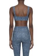Women's Faux Denim Sports Bra