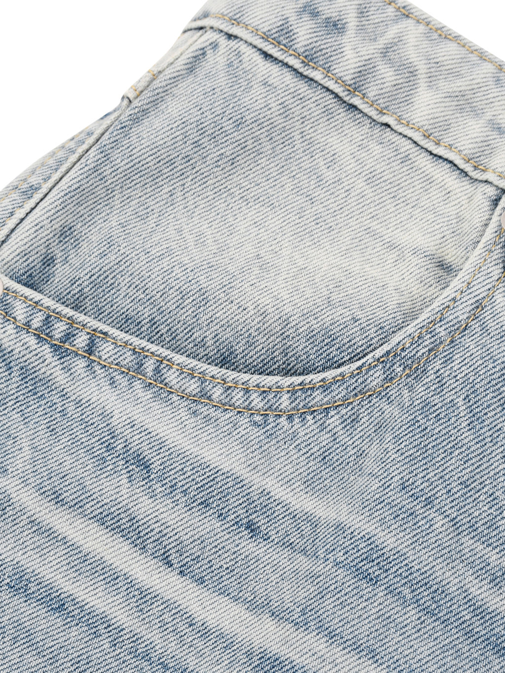 Men’s Enzyme Wash Wide Leg Denim Jeans