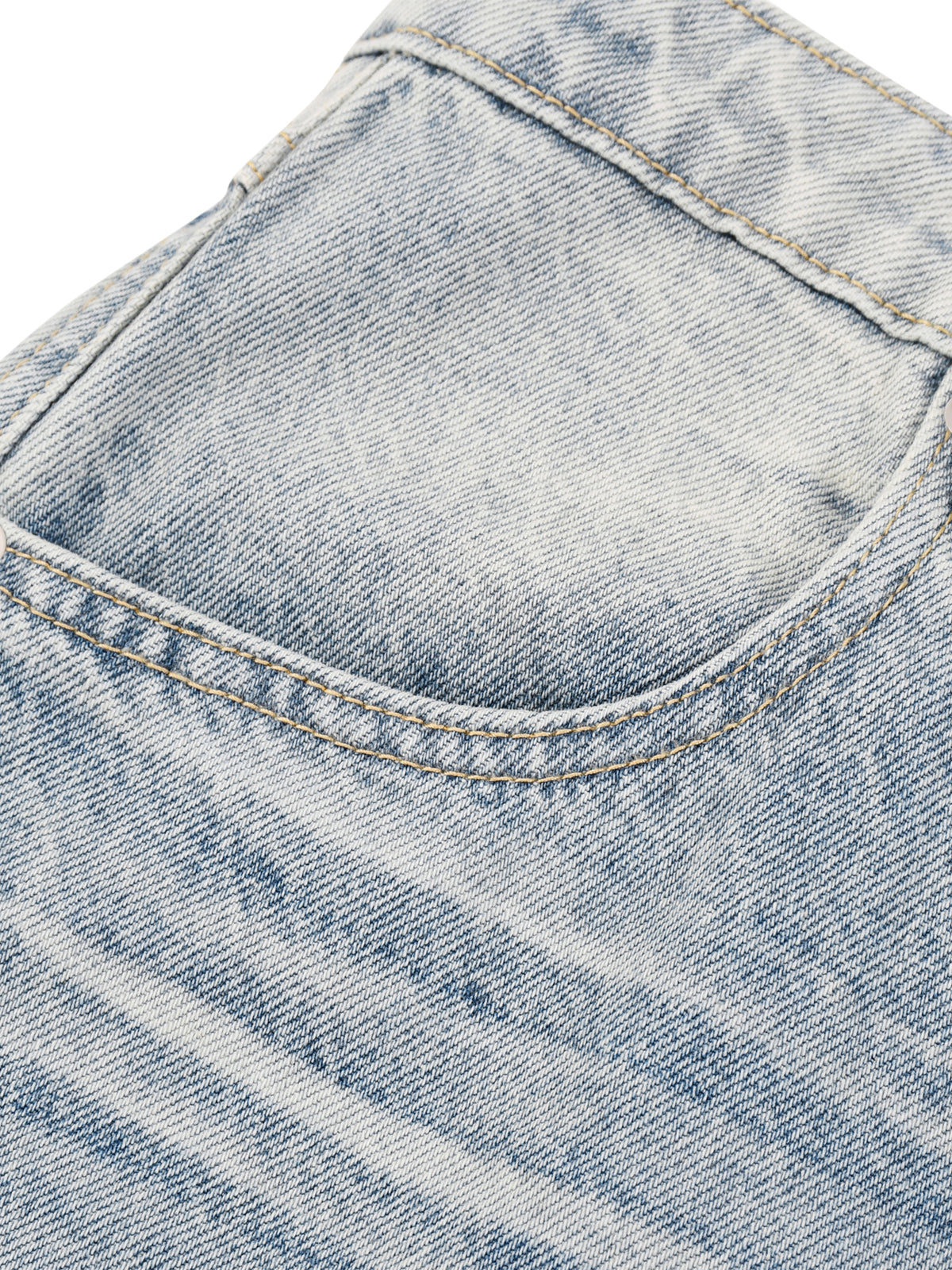 Men’s Enzyme Wash Wide Leg Denim Jeans