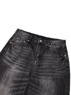 Men’s Vintage Wash Wide Leg Jeans