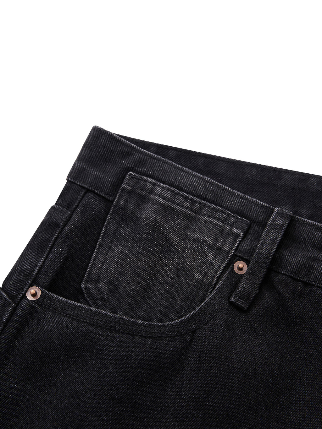 Men's Vintage Wash Wide Leg Jeans