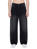 Men's Vintage Wash Wide Leg Jeans